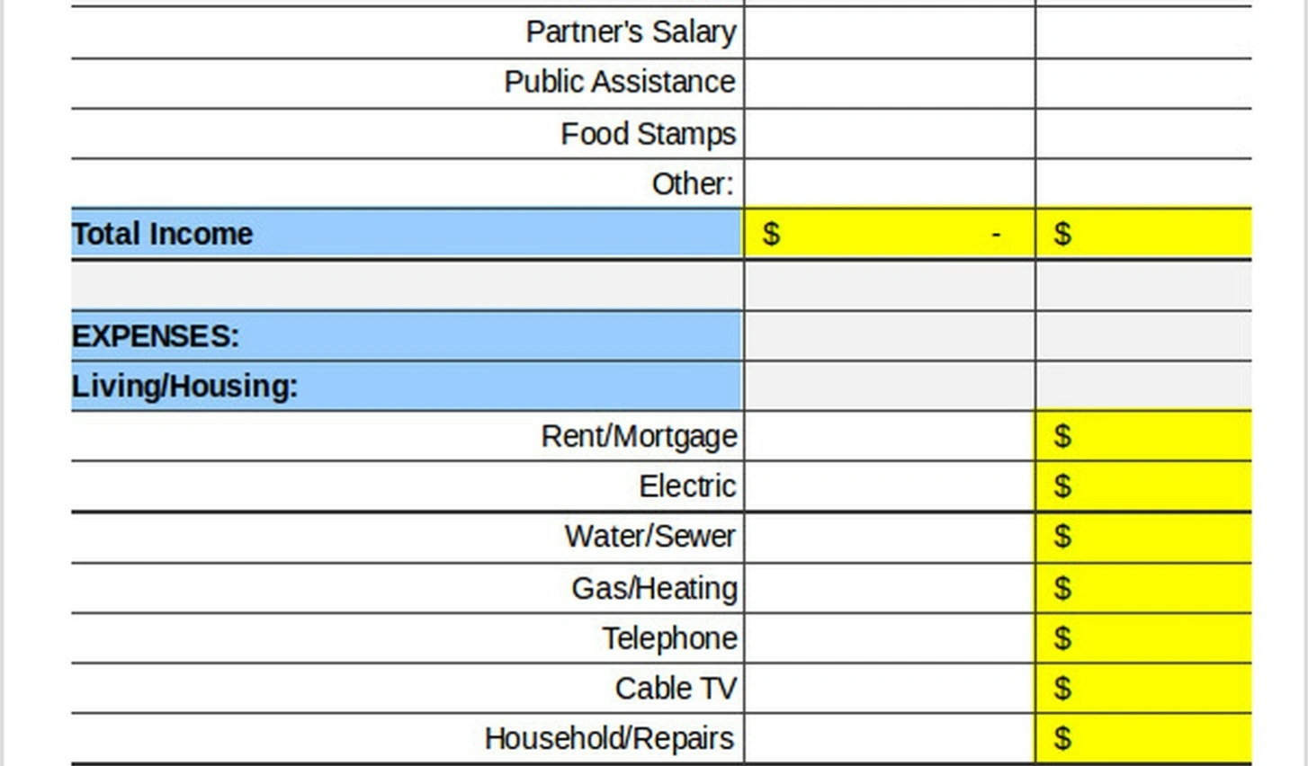Family budget planning coaching session